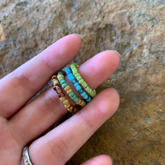 Beaded Rings - Picture 2 of 3